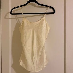 Nordstrom intimates white silk cami